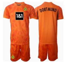 Borussia Dortmund Bramkarskie Koszulka Trzecia dzieci 2024-25 Krótki Rękaw (+ krótkie spodenki)